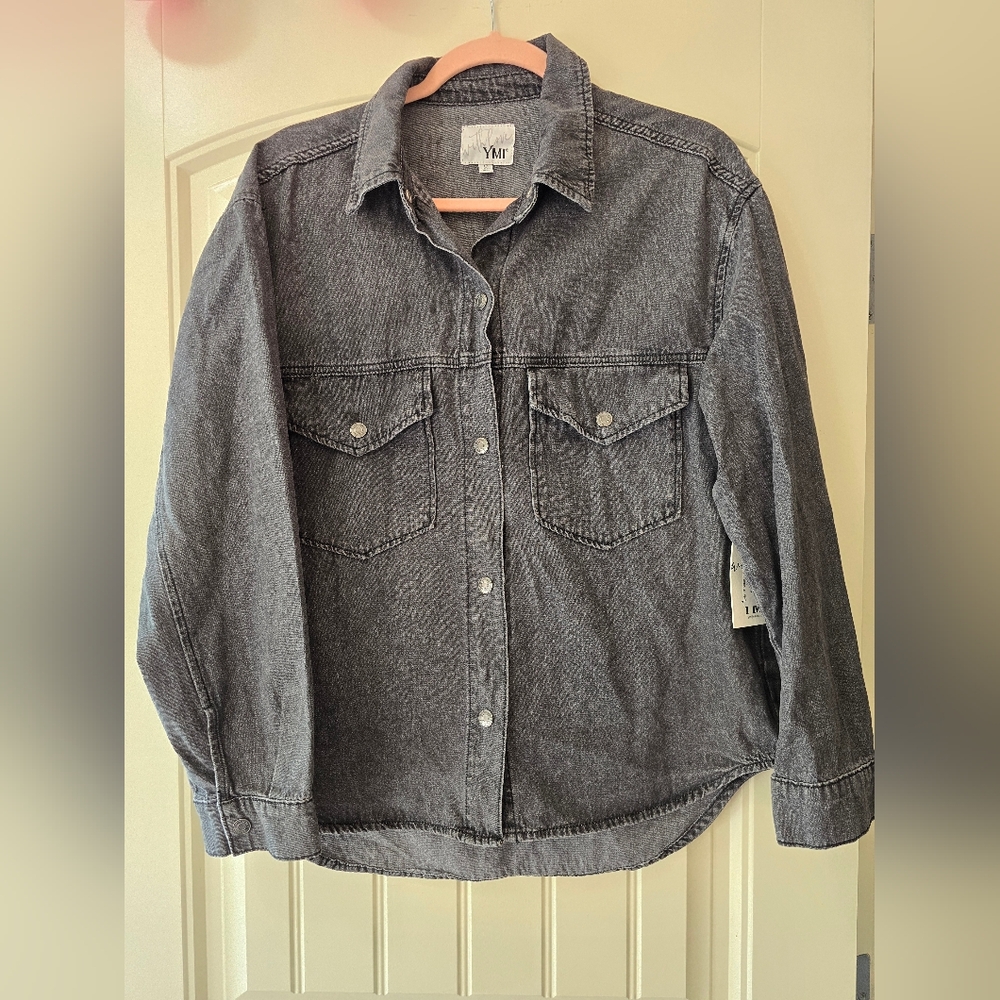 Women's Gray Denim Jacket